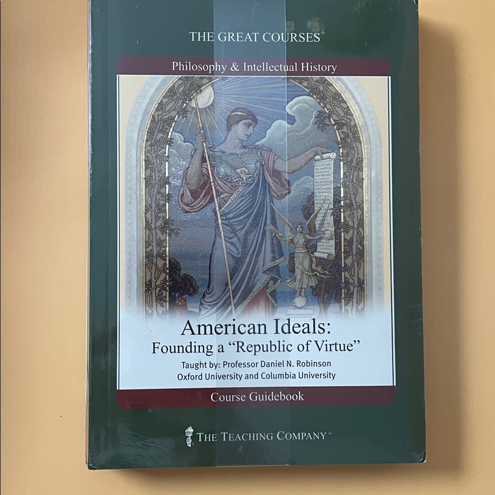 Great Courses American Ideals: Founding a "Republic of Virtue NEW CDs & Book